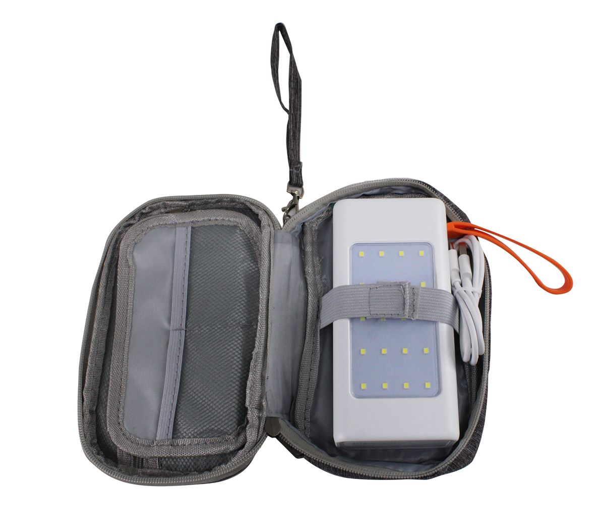 30000 mAh PD 20W Fast Charging 4 USB Port Power Bank & Camping Lantern